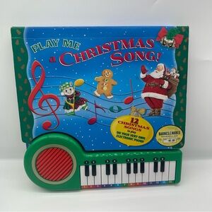 Play Me a Christmas Song!  Electronic Piano book vintage 2002 lyrics 10"